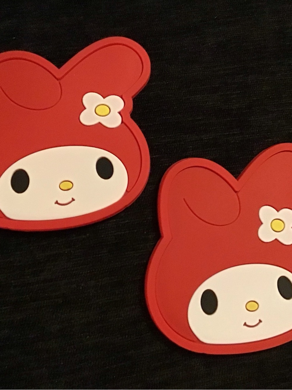 Sanrio My Melody Red and White Character Silicone Coasters